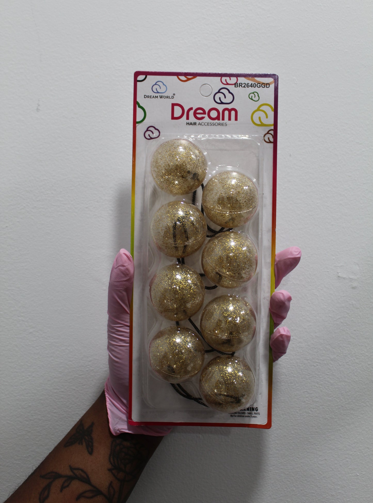 Gold Glitter BoBos