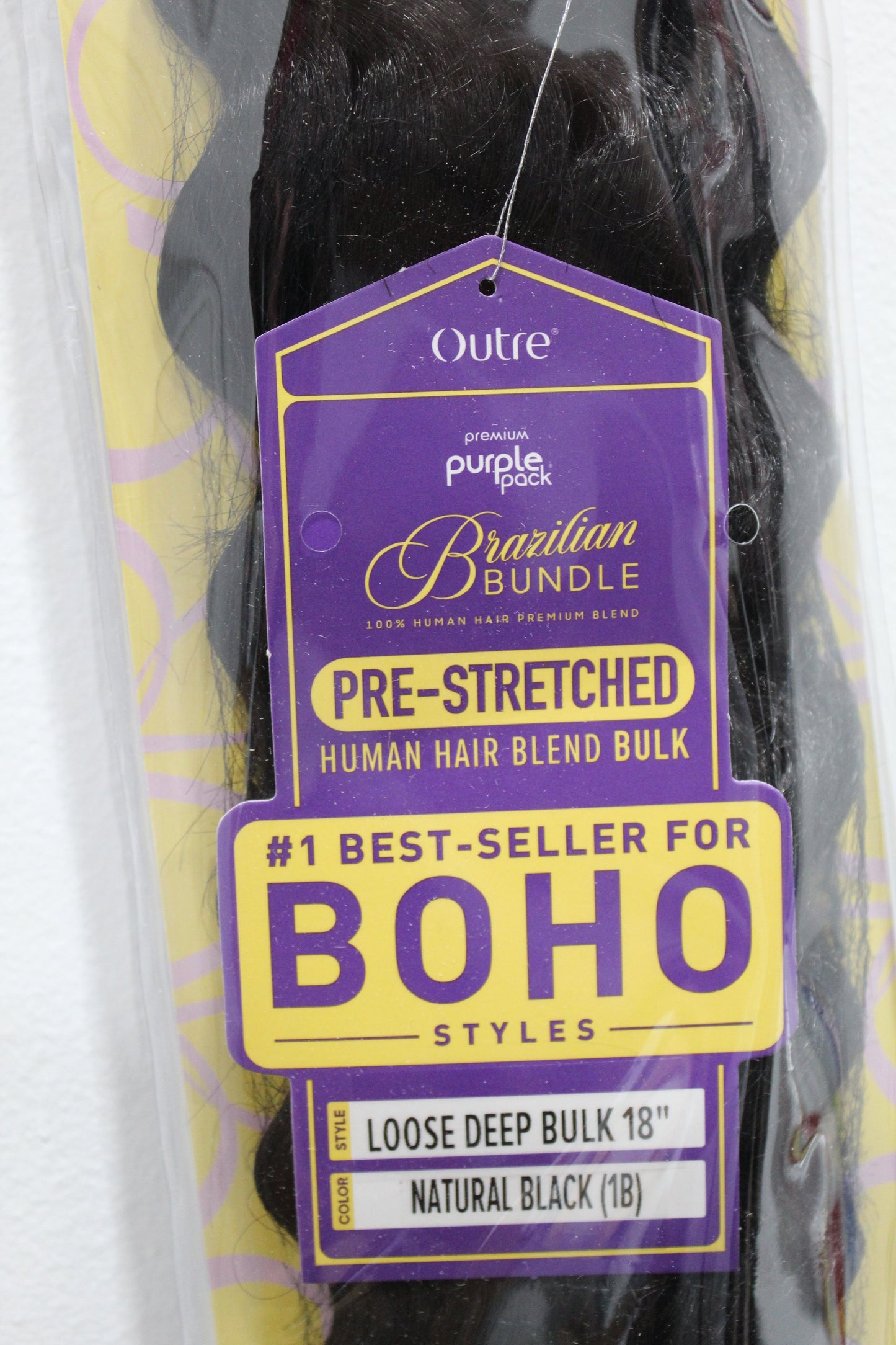 Outre Brazilian Bundle Pre Stretched Loose Deep Bulk 18in (1B)