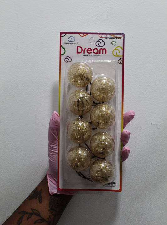 Gold Glitter BoBos