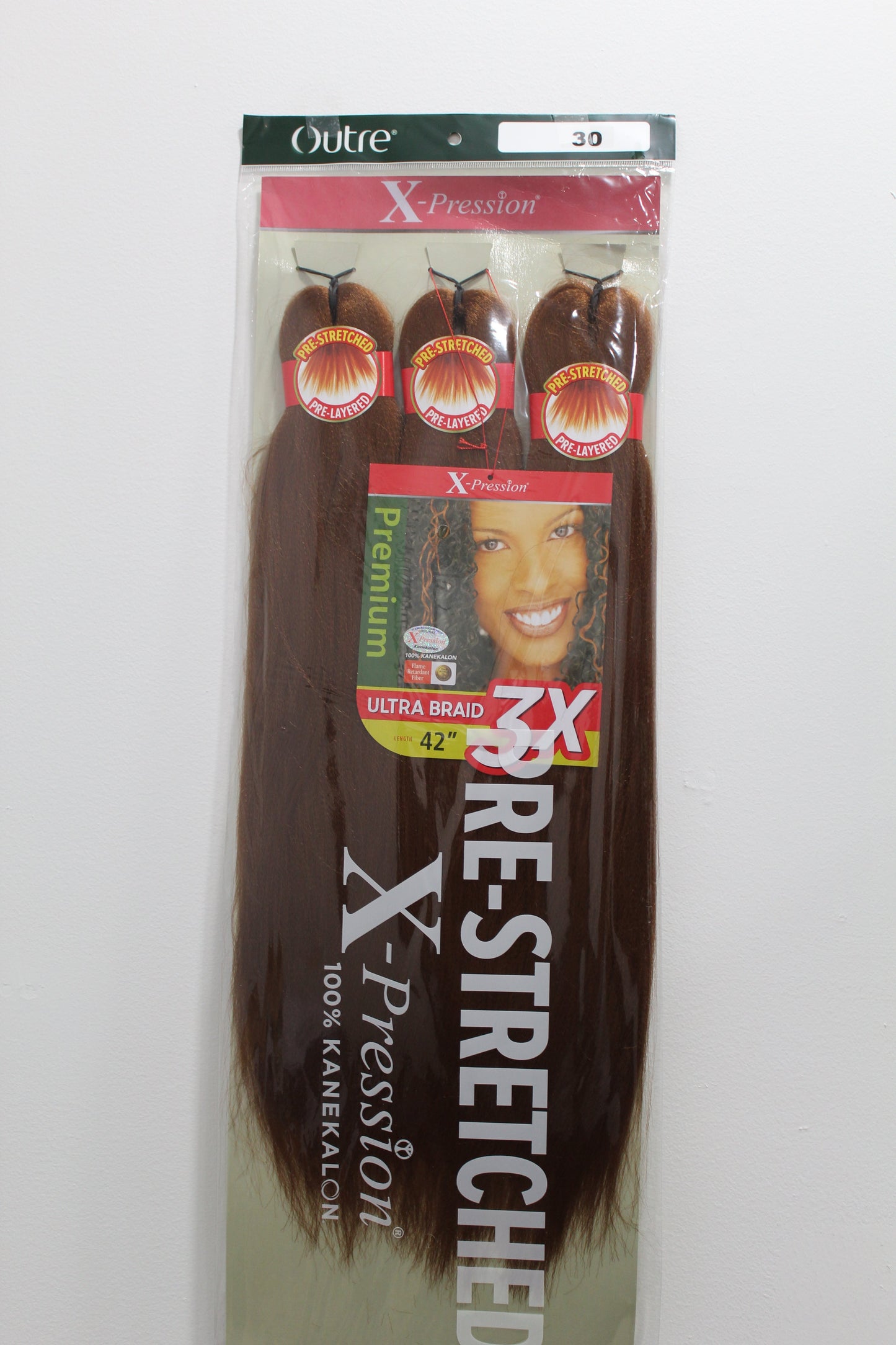 Outre X-Pression Pre-Stretched Braiding Hair - ULTRA BRAID 3X 42" (30)