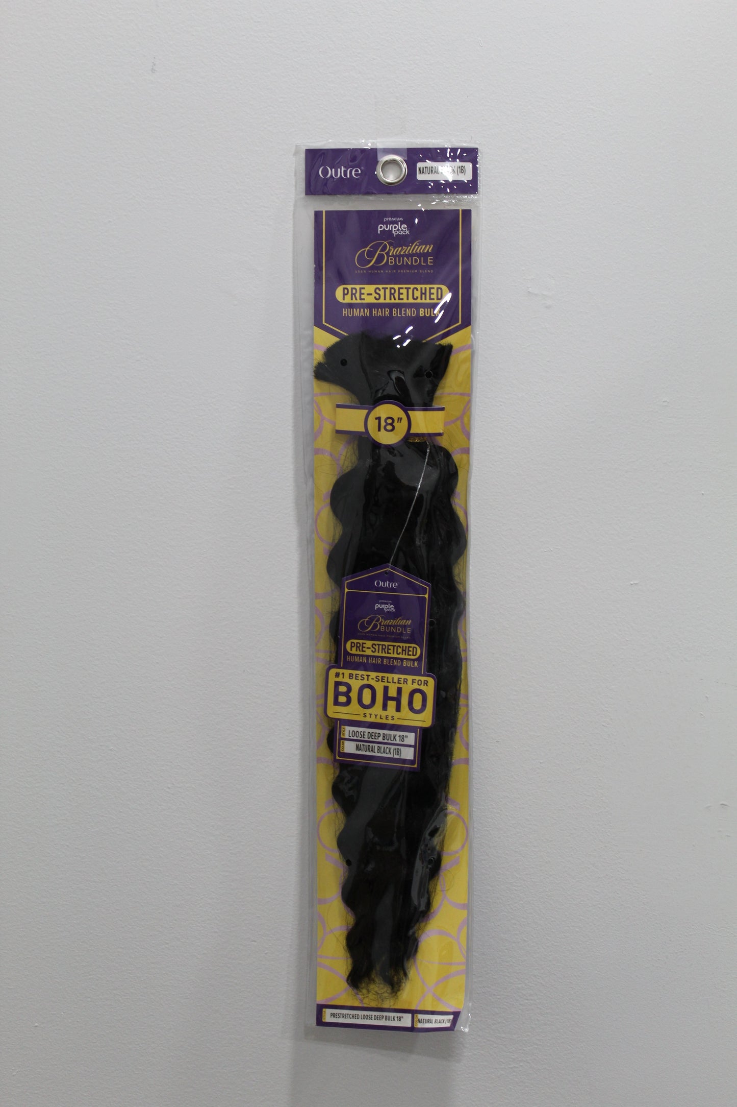 Outre Brazilian Bundle Pre Stretched Loose Deep Bulk 18in (1B)