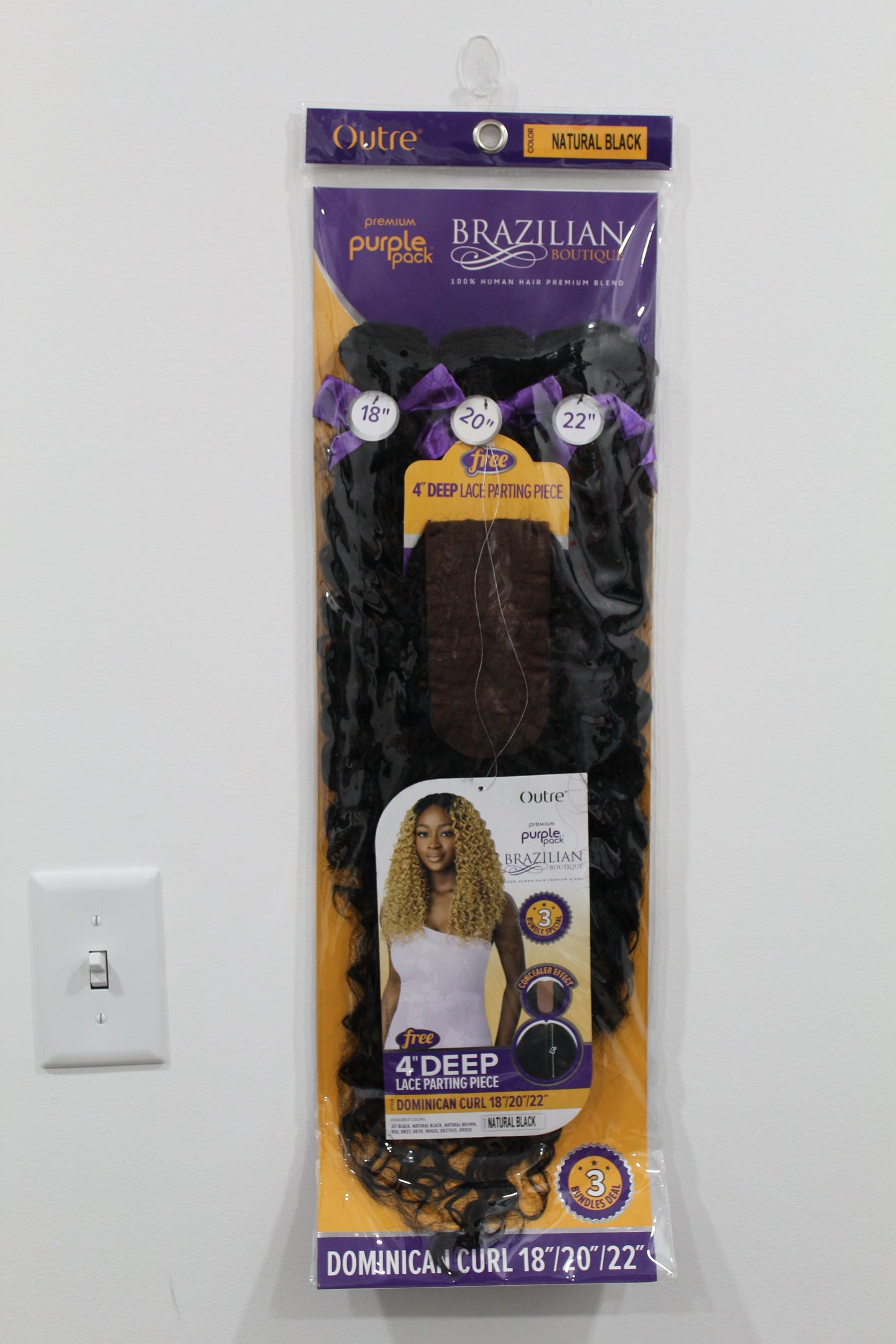 Purple Pack Brazilian Boutique Dominican Curl Bundle | 18" 20" 22"